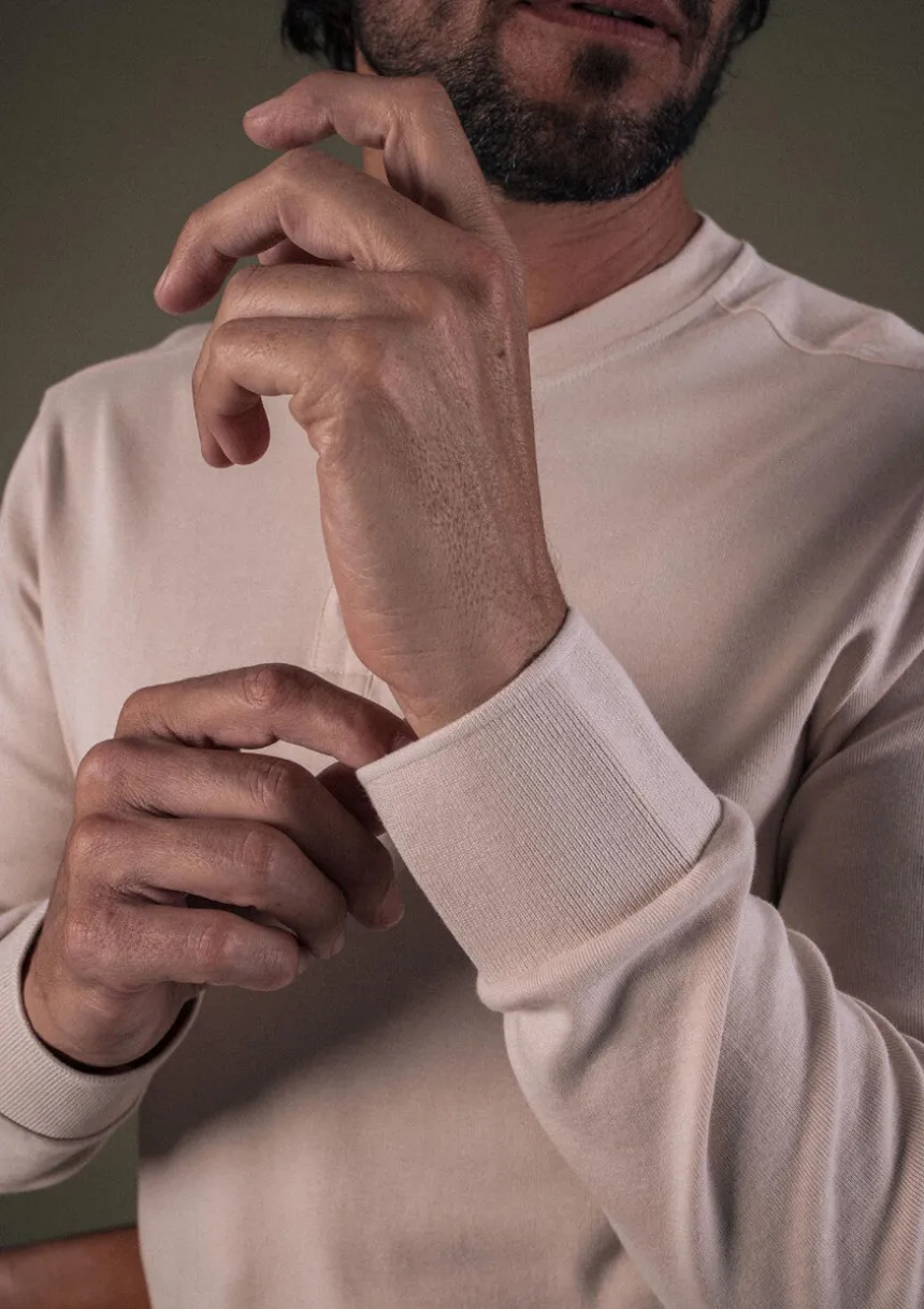 Montlimart T-SHIRT RESPECT Ecru Fashion